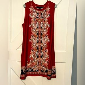 Swing dress red white and blue XL